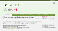 Desktop Screenshot of dspace.cz