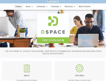 Tablet Screenshot of dspace.org
